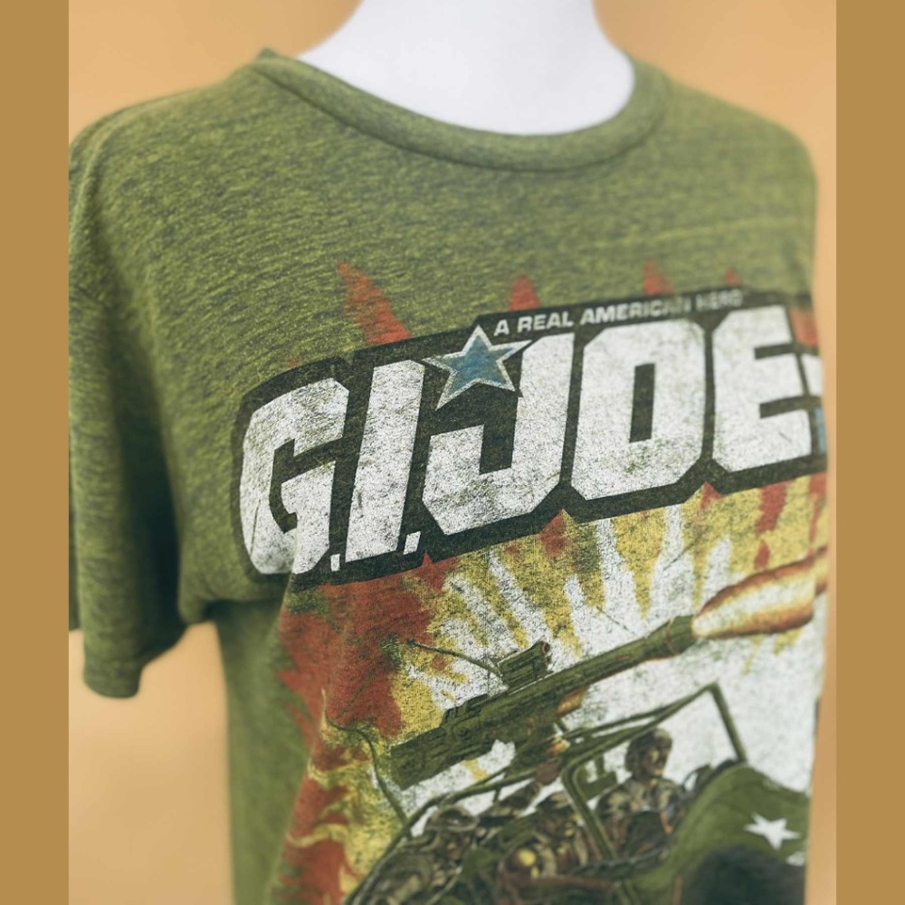 G.I. Joe Graphic T-Shirt – Military Jeep Retro Tee S/M